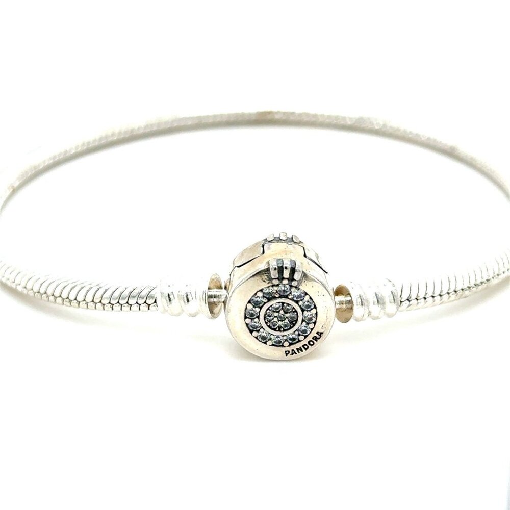 Pandora Pave Cz‎ Crown Clasp Bracelet